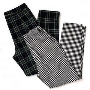 ✨PLAID & GINGHAM PANTS BUNDLE✨